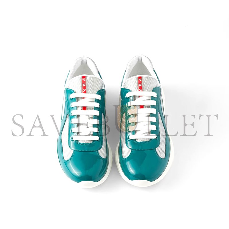 Pra*a patent leather and technical fabric Pra*a america